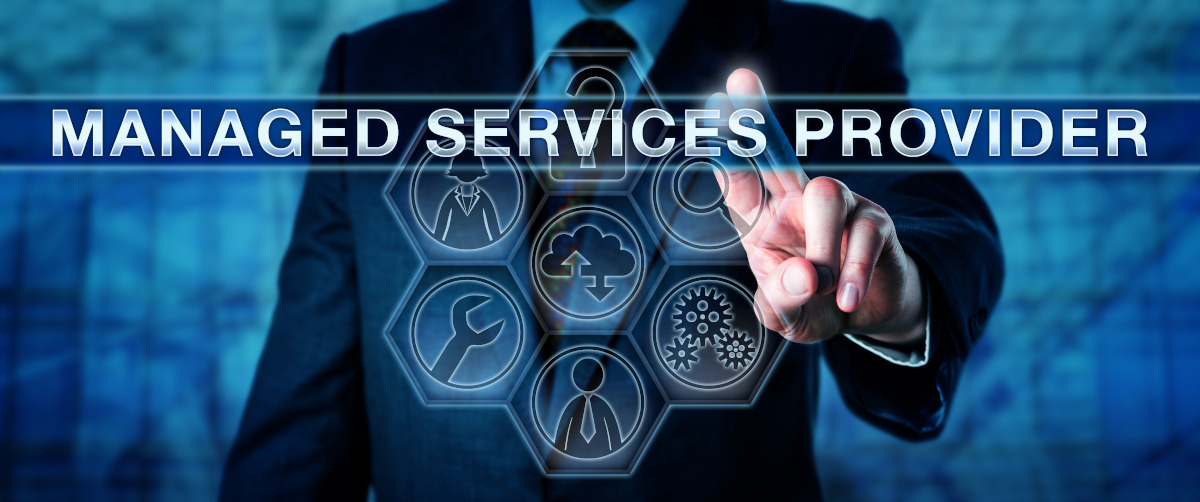 Broker,Pressing,Managed,Services,Provider,On,An,Interactive,Virtual,Touch
